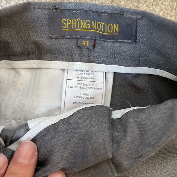 Spring Notion toddler boy pants and dress shirt set - Picture 4 of 4